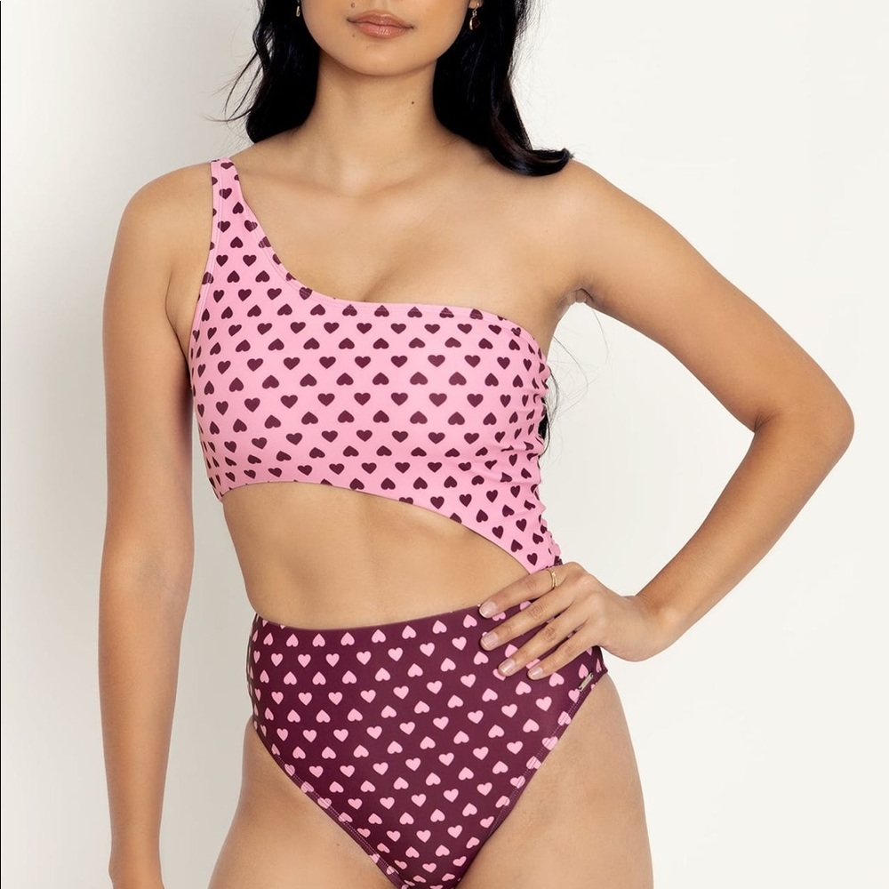 Blackmilk SUMMER LOVIN' ONE SHOULDER CUT OUT SWIMSUIT - LIMITED